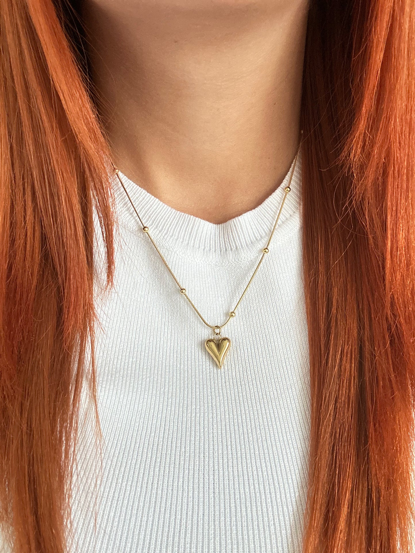 Gold Heart Necklace