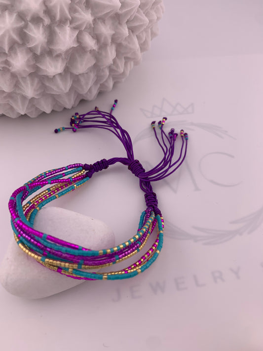 Shimmering Miyuki Bracelet
