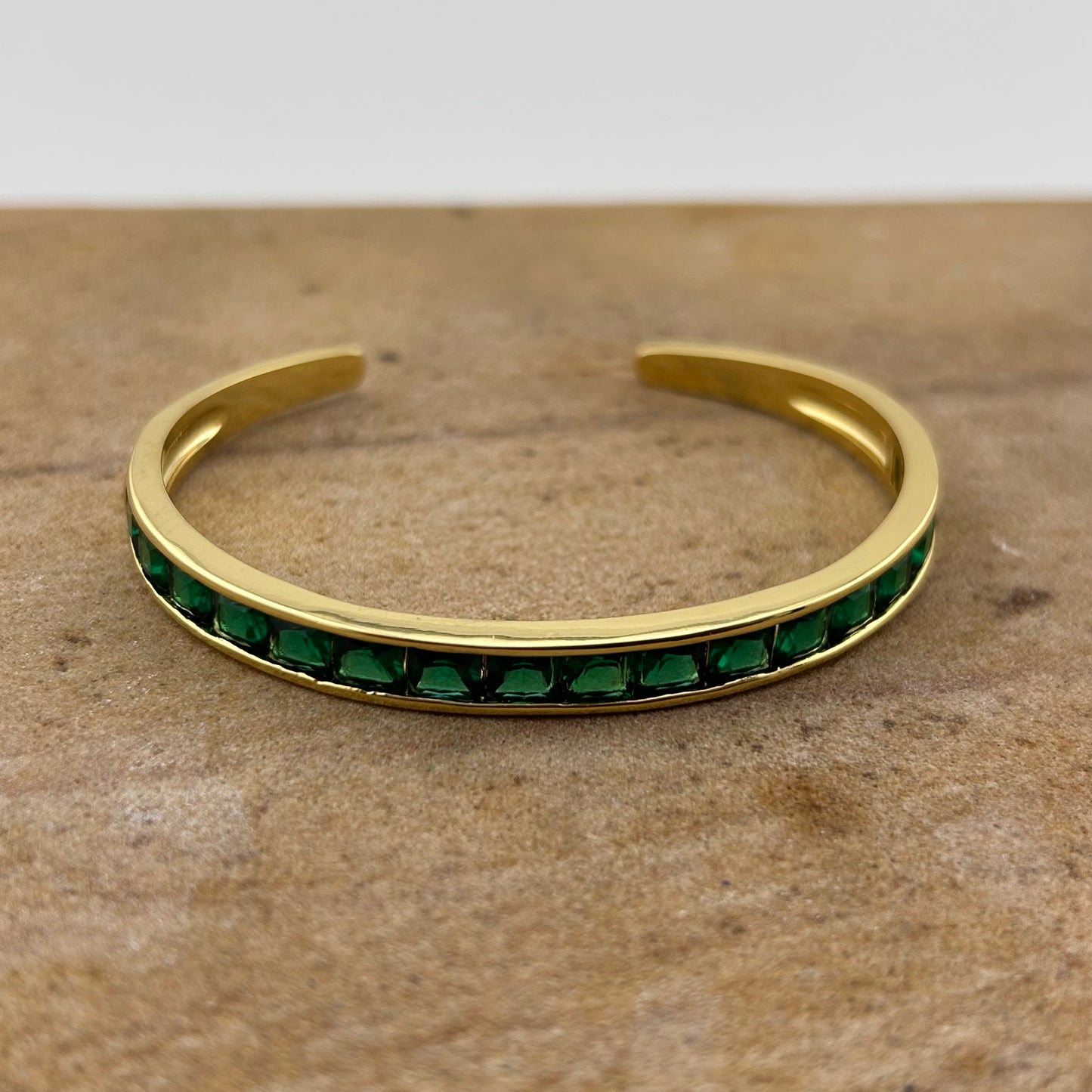Zirconium Cuff Bracelets