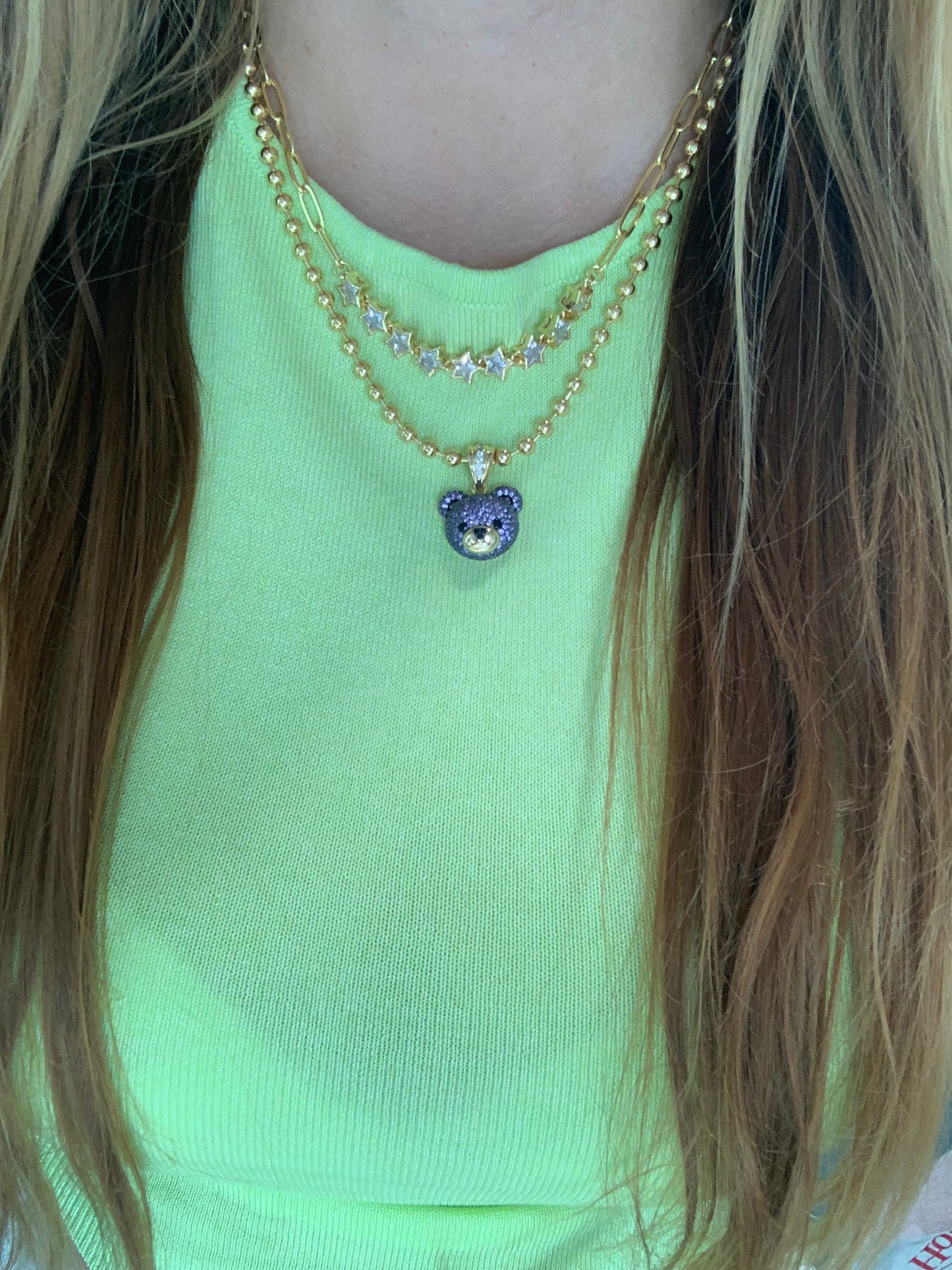 Winnie Bear Necklace