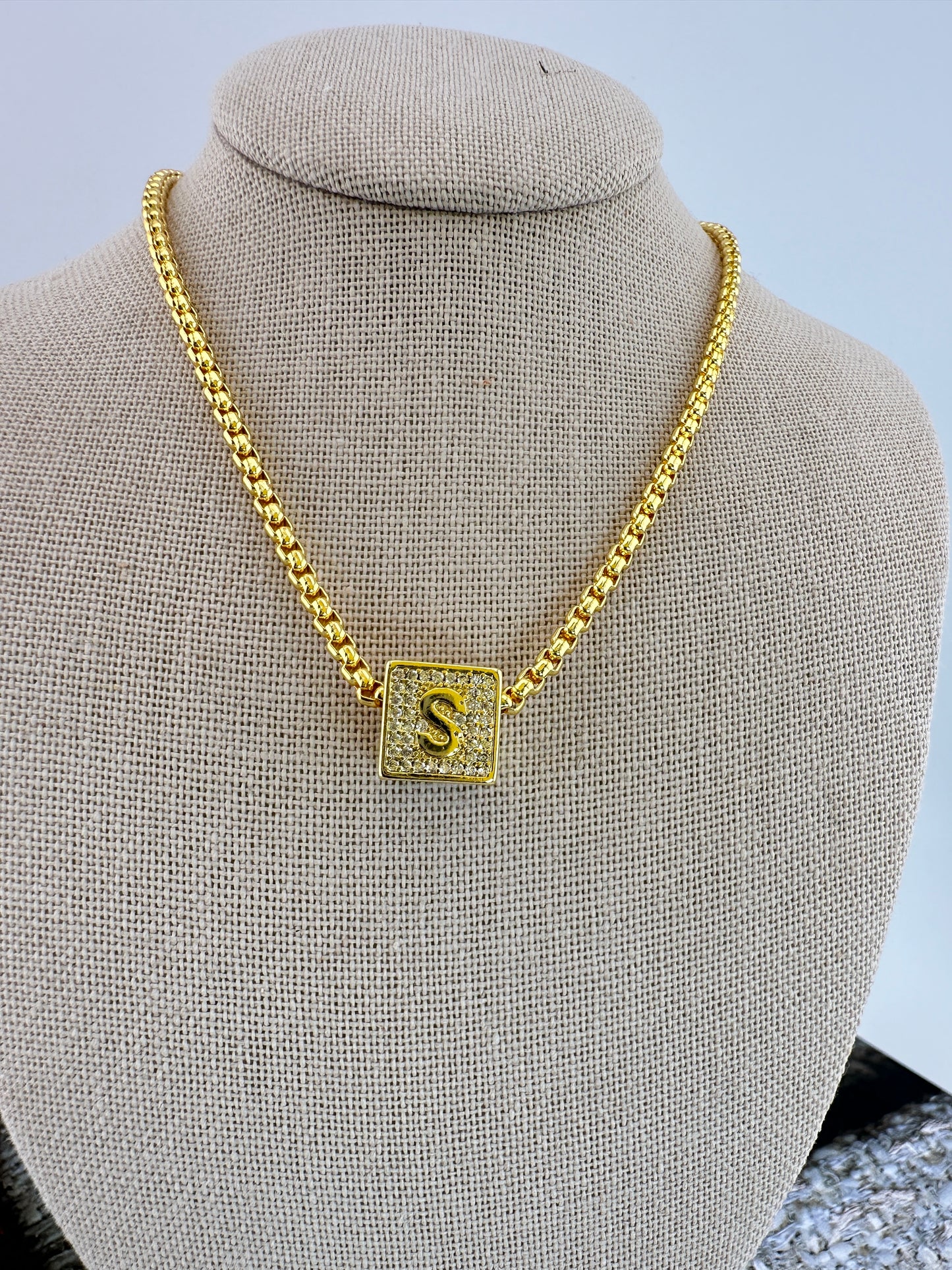 Zoe Initial Necklace