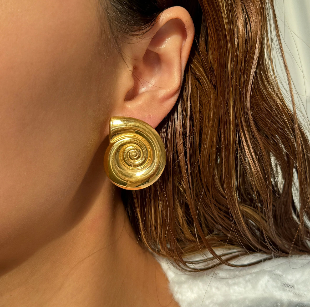 Snail Conch Earrings