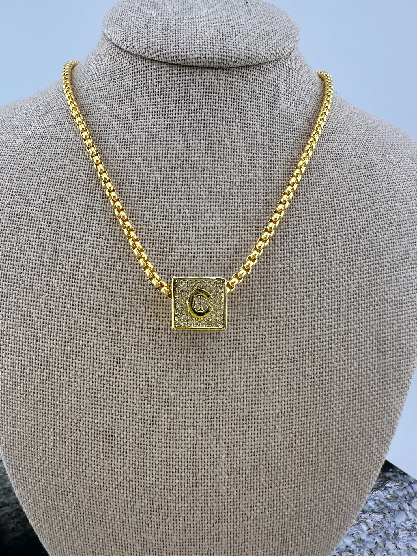 Zoe Initial Necklace