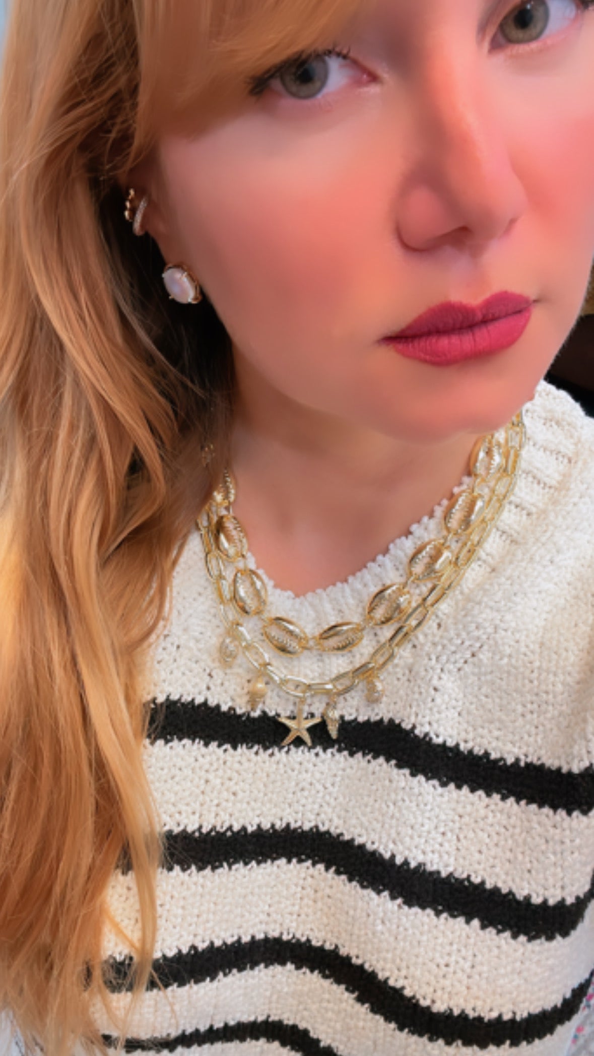 Gold Seashells Necklace