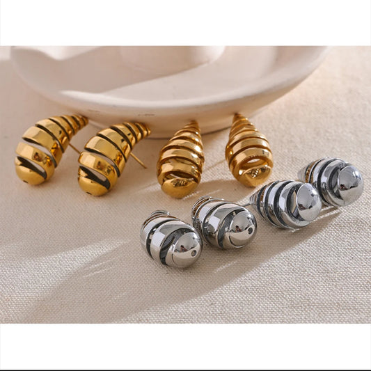 Spiral Bottega Earrings