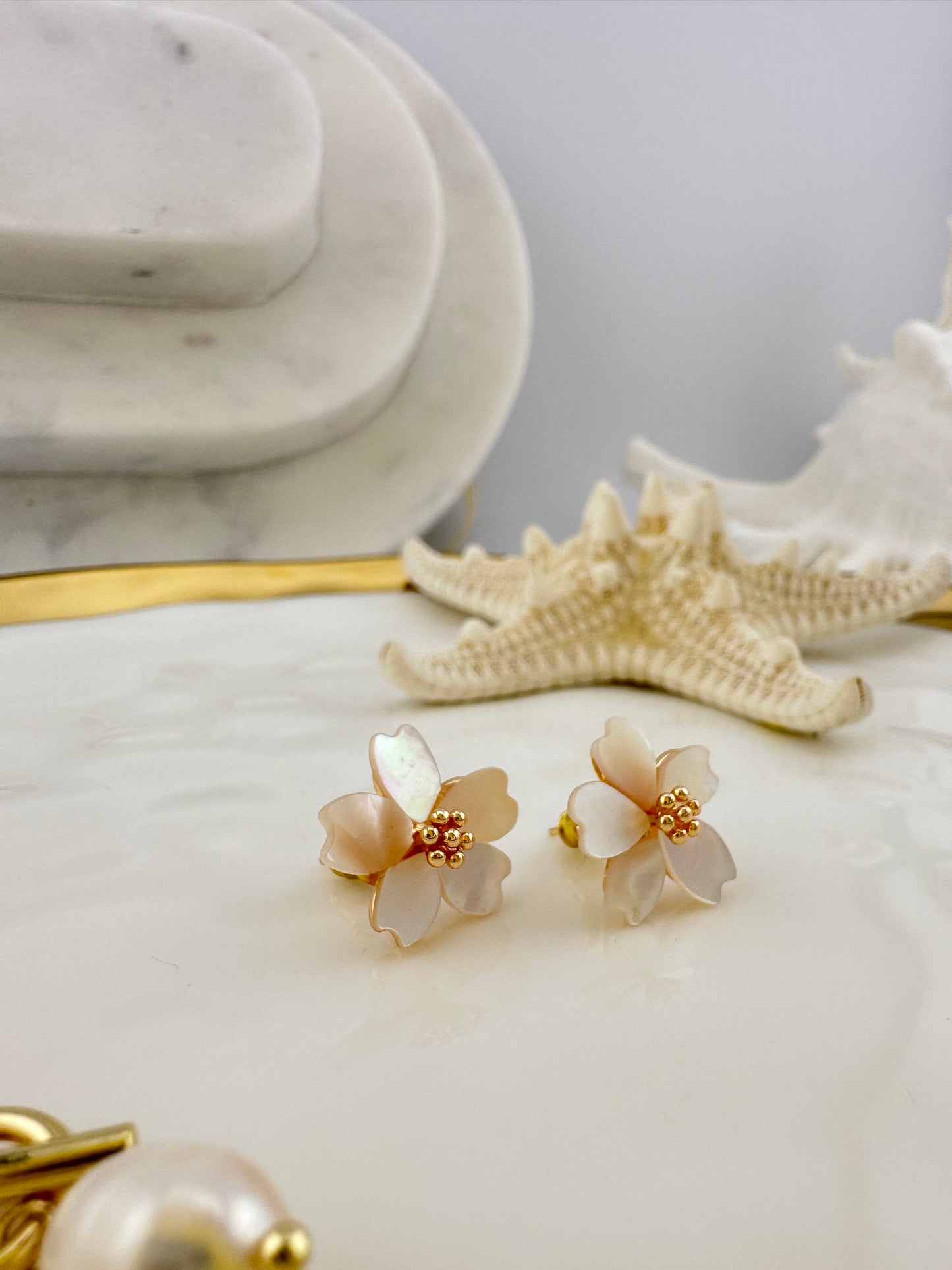 Margarita Shell Studs