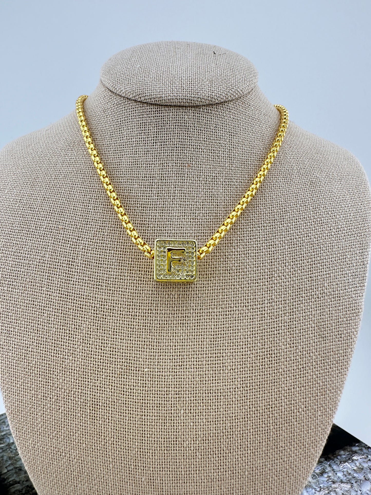 Zoe Initial Necklace