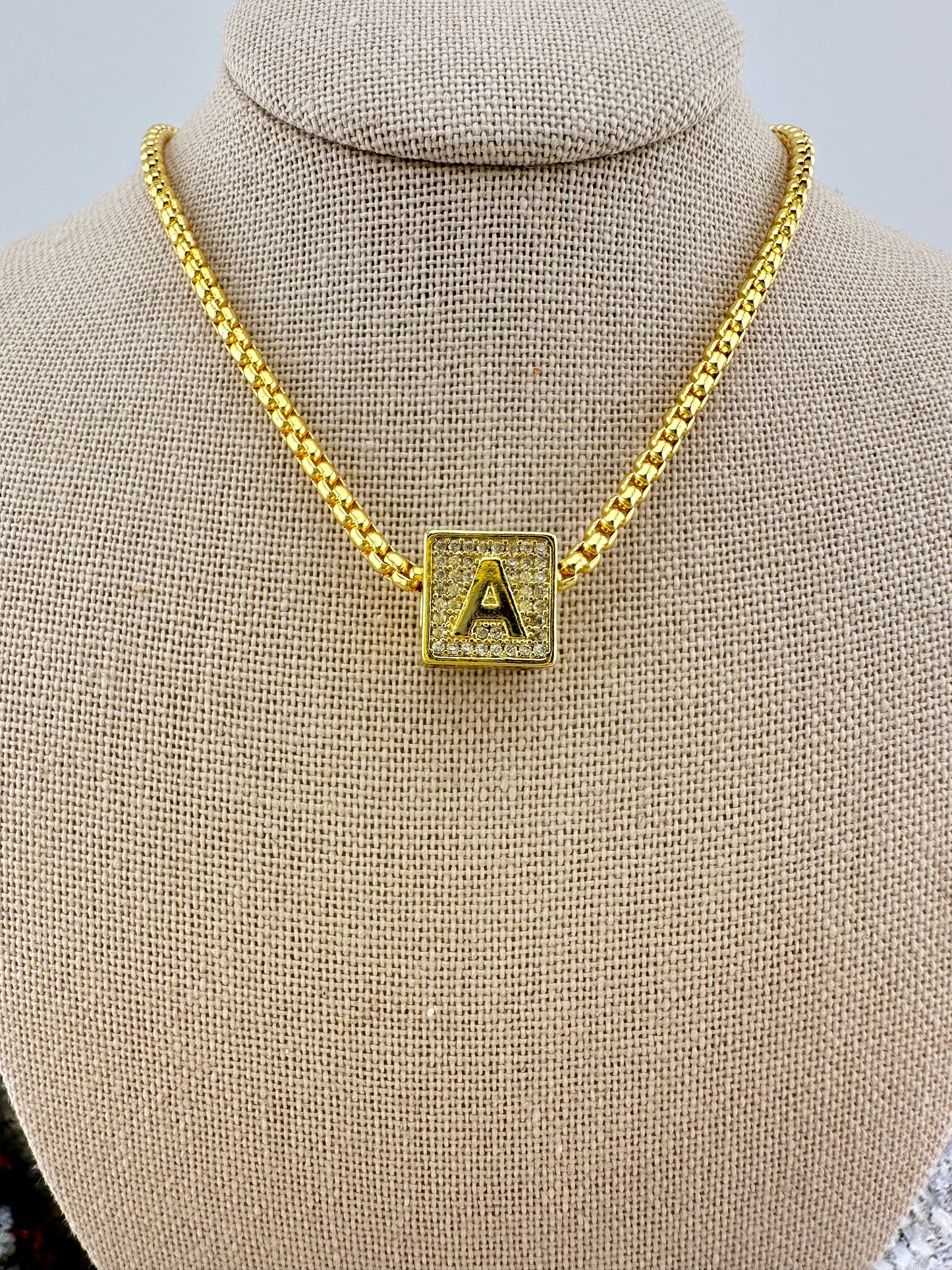 Zoe Initial Necklace