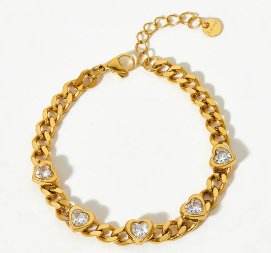 Emma Heart Bracelet