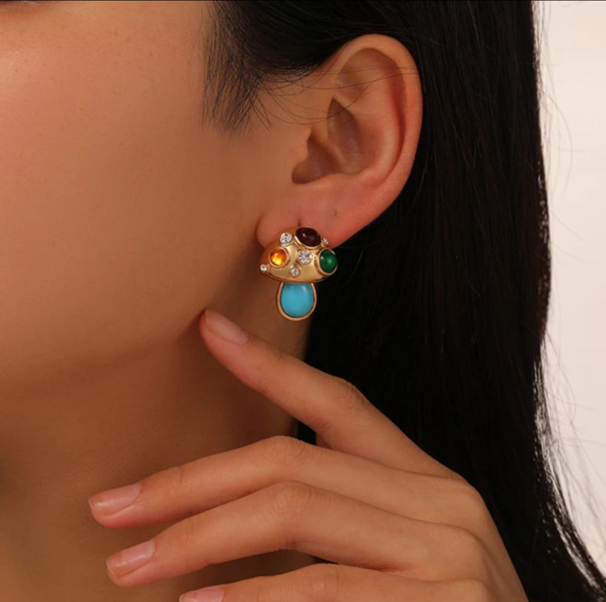 Mushroom Earrings