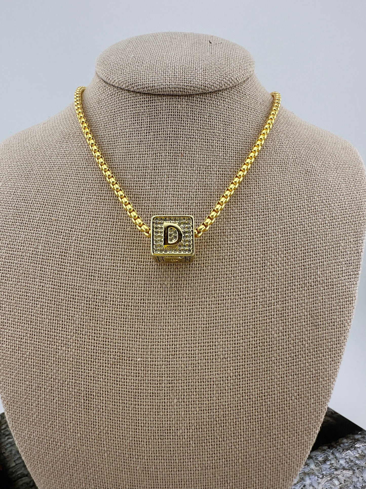 Zoe Initial Necklace