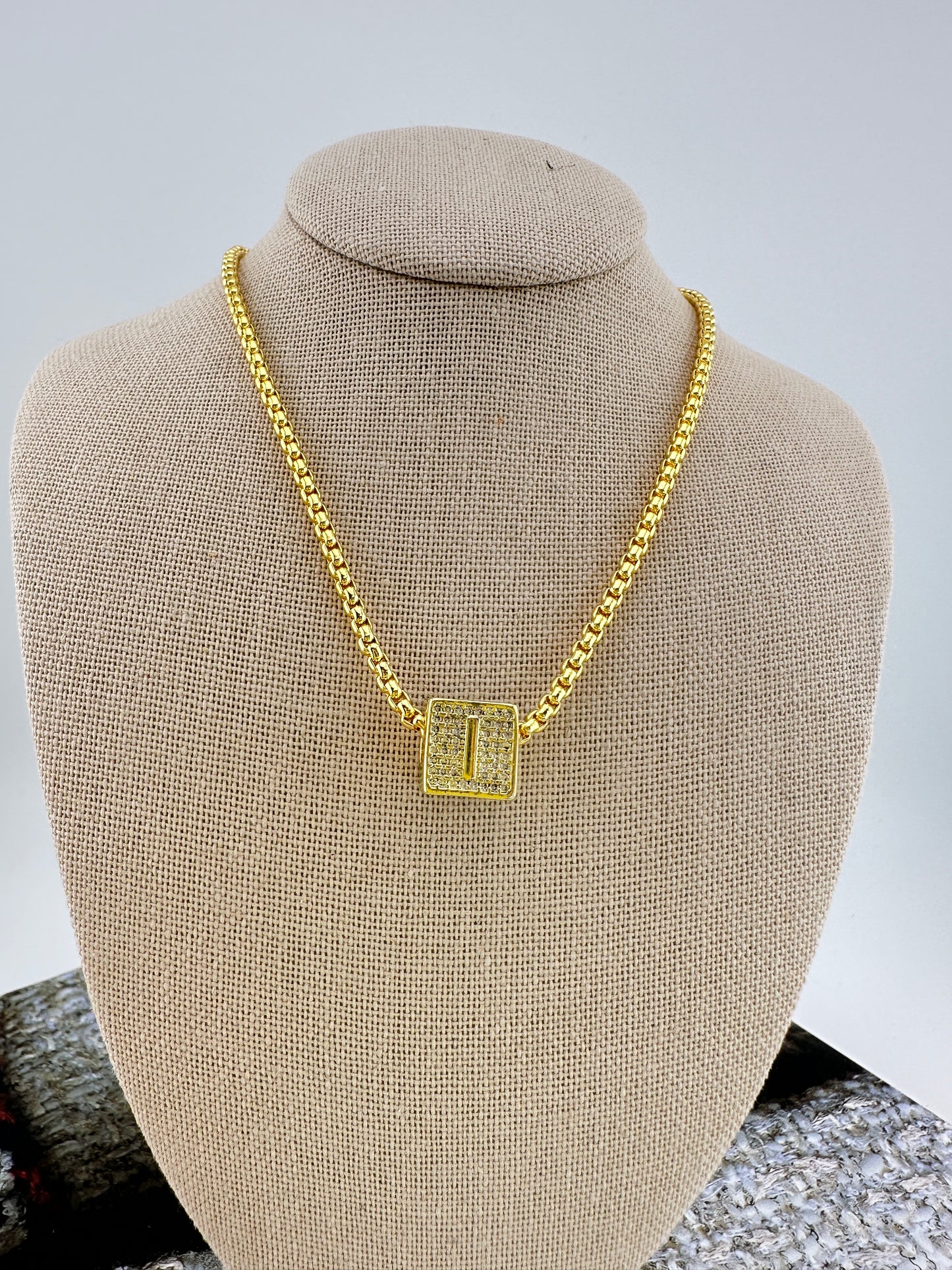 Zoe Initial Necklace