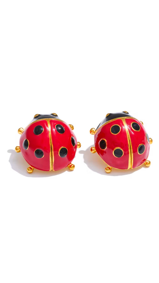 Red Ladybug Stud