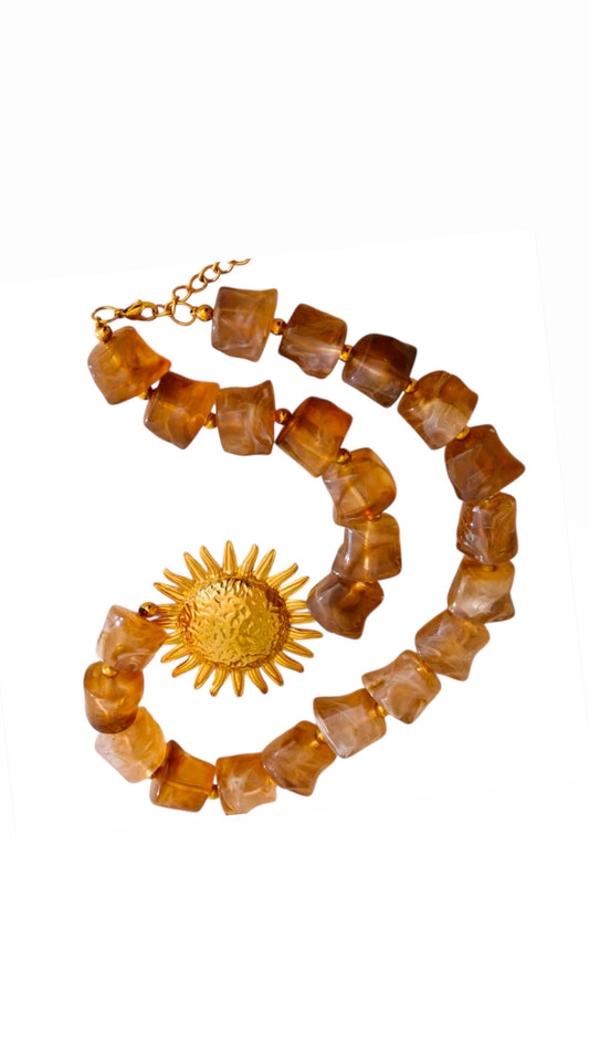 Sunflower Necklace