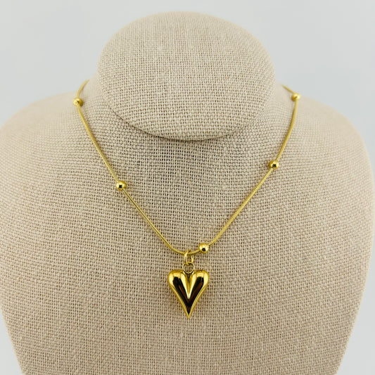 Gold Heart Necklace