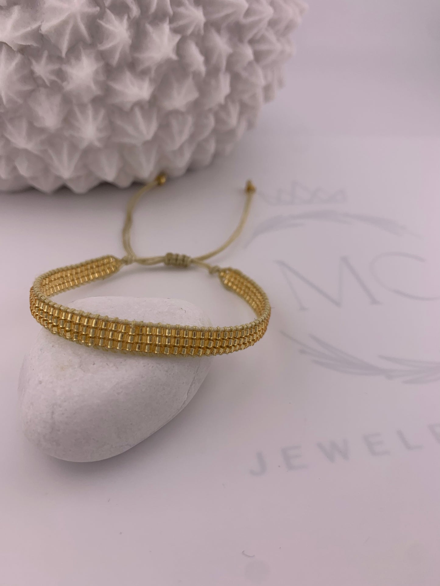 Gold Miyuki Beads Bracelet