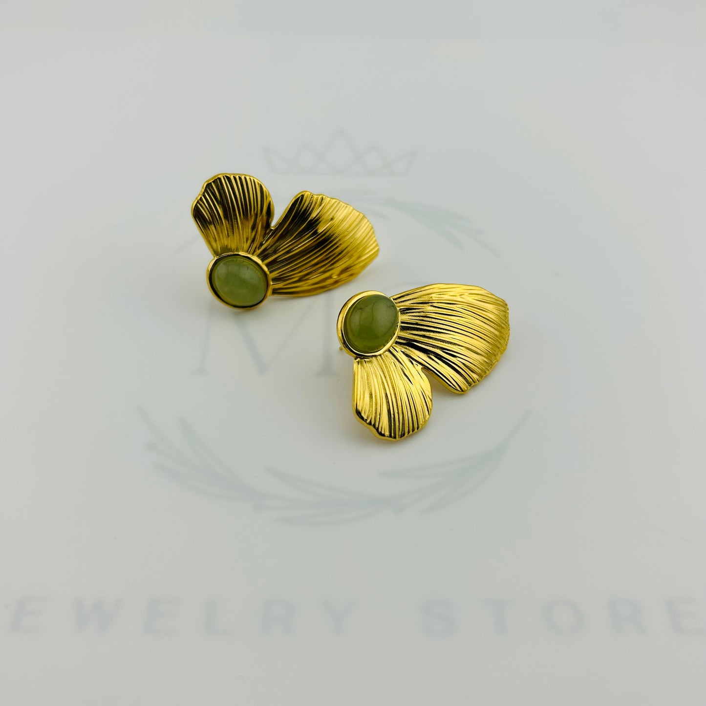 Agate Butterfly Studs